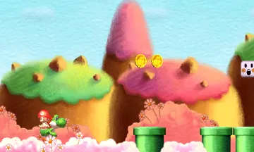 Yoshis New Island (Japan) screen shot game playing